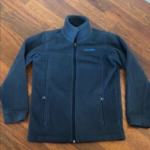 Columbia Kids' Navy Blue Fleece Jacket Med 10-12
